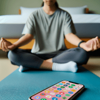 millennial meditates phone apps yoga mat 1024x1024 83120073