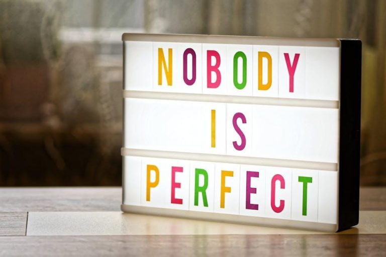 Your Perfectionism Is Just Fear in a Fancy Outfit